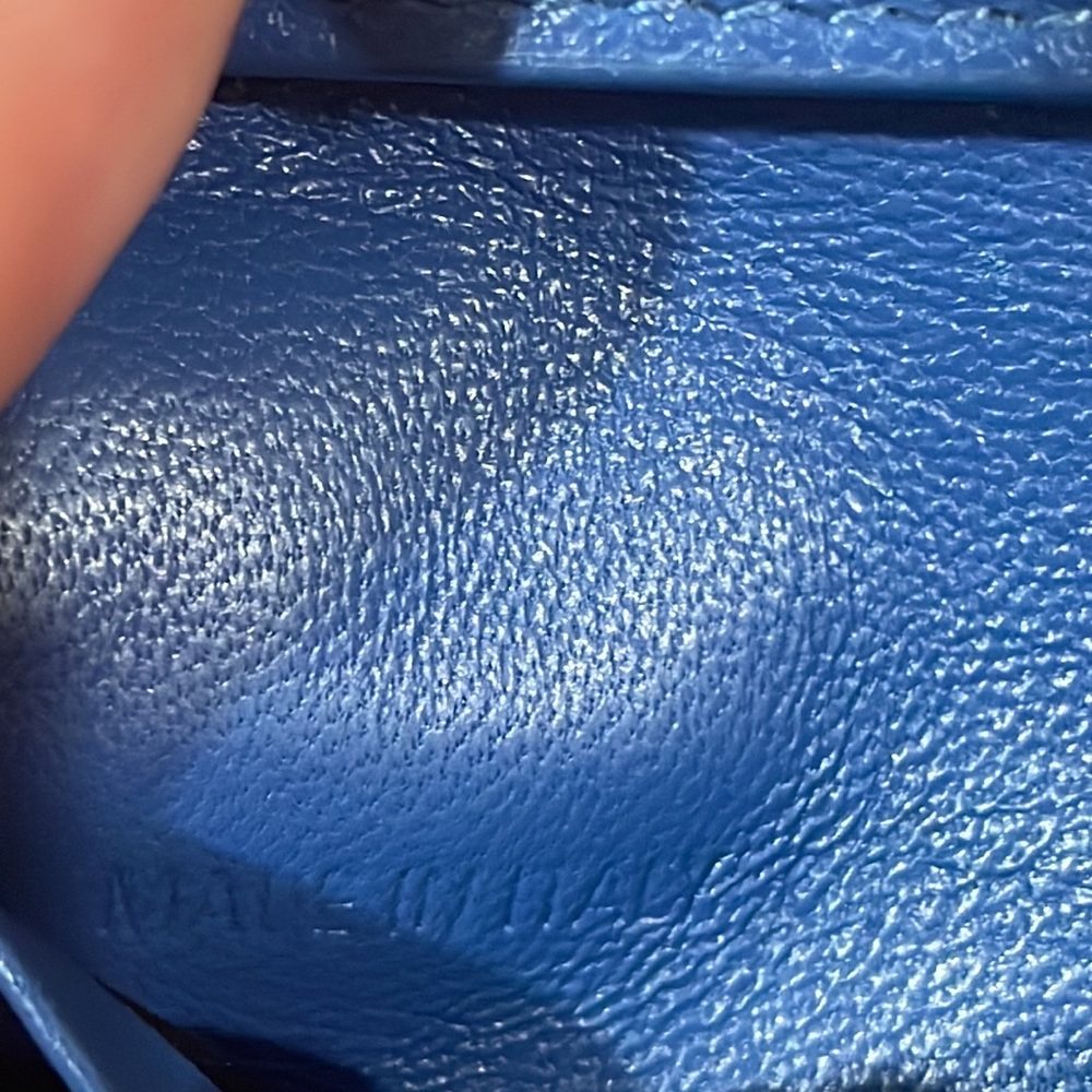 SOLD❤️Authentic Balenciaga Mini Wallet in Blue💙 - Picture 14 of 16